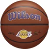 Image de Wilson Ballon de Basket TEAM ALLIANCE, LOS ANGELES LAKERS, intérieur/extérieur, cuir mixte taille : 7
