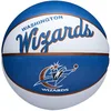 Image de Wilson Mini Ballon de Basket TEAM RETRO, WASHINGTON WIZARDS, Extérieur, Caoutchouc, Taille : MINI