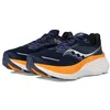 Image de Saucony Men's Hurricane 24 Sneaker, Navy/Peel, 8
