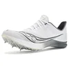 Image de Saucony Baskets Endorphin Cheetah pour homme, Blanc/carbone, 44 EU
