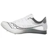 Image de Saucony Baskets Terminal VT Distance, Mid Distance Track Spike pour homme, blanc/carbone, pointure 46