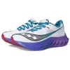 Image de Saucony Baskets Endorphin Pro 4 pour Femme, Blanc/ombré, 42.5 EU
