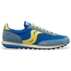 Image de Saucony pour homme. S70883-1 Baskets en cuir Trainer 80 bleu (45), Plat, Lacets, Casuel