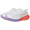 Image de Saucony Chaussures de Course sur Route Guide 18 pour Femme, Blanc/Crocus, 42.5 EU
