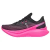 Image de Saucony Baskets Endorphin Pro 5 pour femme, Noir/Shock, 39 EU