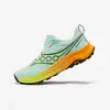 Image de Chaussures de running femme, Saucony Peregrine 16 bleu et jaune