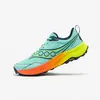 Image de Chaussures de trail running homme, Saucony Peregrine 16 vert jaune orange