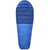 Image de MARMOT Lost Coast 15 Short, Sac de couchage momie adulte, duvet de canard 600plus, chaud et léger, repliable, 168 cm, jusqu’à -31 °C, Trail Blue/Twilight, 168 cm