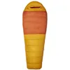 Image de Marmot Lost Coast 5, Sac de couchage momie adulte, duvet de canard 600plus, chaud et léger, repliable, 183 cm, jusqu’à -40 °C, Golden Sun/Tangelo, 183 cm