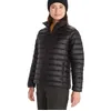 Image de Marmot Femme Wm's Highlander Jacket, Veste chaude en duvet, manteau d'hiver isolé, doudoune respirante, veste d'extérieur légère et empaquetable, coupe-vent, Black, XS