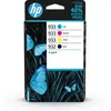 Image de Pack HP Pack Multipack 4 Originales (932 Noir + 933 Couleurs) - CN057AE