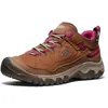 Image de Keen Femme Targhee 4 Low Height Durable Comfortable Waterproof Chaussures de randonnée, Bison/Beaujolais, 39 EU