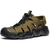 Image de KEEN Hyperport H2 Sandales de randonnée et d'eau confortables à bout fermé pour homme, Olive foncé/noir/cuir, 40.5 EU