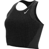 Image de Nike DD5921 W NK DF Race Crop Vest Women's Black/Reflective Silv L