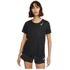 Image de Nike Women's Shirt W NK Fast DF SS Top, Black/Reflective Silv, DD5927-010, S