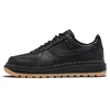 Image de NIKE Air Force 1 Luxe Baskets Homme, Black Bucktan Gum Yellow, 41 EU