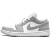 Image de Nike Baskets basses Air Jordan 1 pour femme, Loup blanc gris, 39 EU