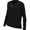 Image de Nike Long Sleeve Top W NK One TF STD Ls Top, Black/White, DD4927-010, XS