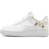 Image de Nike Femme Air Force 1 '07 LX Chaussures De Basket, White White Metallic Gold Flt Gold, 38.5 EU