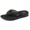 Image de Reef Homme Fanning Tongues, Black and Tan, 45 EU