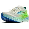 Image de Brooks Unisex Hyperion Elite 4 PB, Neutral Race Running Shoe, Men & Women - Bluewash/Green Gecko/Cobalt - 8.5 Medium