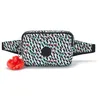 Image de Kipling ABANU MULTI Petit sac à bandoulière convertible en sac de taille, Abstract Print (Blanc)