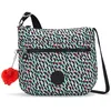Image de Kipling ARTO Sac à bandoulière de taille moyenne, Abstract Print (Blanc)