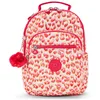 Image de Kipling SEOUL S Petit sac à dos, Latin Cheetah (Rouge)
