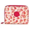 Image de Kipling Money Love Portefeuille Moyen, Latin Cheetah (Rouge)