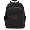 Image de Kipling SEOUL Grand sac à dos, Signature Emb (Noir)
