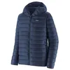 Image de Patagonia M's Down Sweater Hoody Outerwear pour homme, Bleu marine (New Navy), M