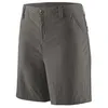 Image de Patagonia W's Quandary Shorts-7 in. Combinaison modèle Court, Forge Gris, 4 Ans Fille