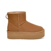 Image de UGG pour femme. 1134991 Bottes en cuir W Classic Mini marron (40), 3 à 5 cm, Aucun, Casuel