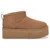 Image de UGG pour femme. 1135092 Bottines en cuir W Classic Ultra Mini Platform marron (41), 3 à 5 cm, Aucun, Casuel