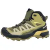 Image de Salomon Chaussures de Trekking pour Homme, Vert, 46 2/3 EU