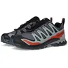 Image de Salomon Chaussures de trail pour homme - 3D V9, Turbulence/noir/ocre brûlé, GORE-TEX, chute 11 mm, 360 g Salomon, Turbulence/noir/ocre brûlé, 13