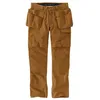 Image de Carhartt Pantalon de travail pour homme Steel Rugged Flex Relaxed Fit Ripstop double avant cargo multi-poches, Marron Carhartt, 36W x 34L