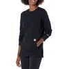 Image de Carhartt Chandail léger Force Relaxed Fit Maillot de survêtement Femme, noir, M