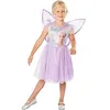 Image de RUBIE'S Barbie Officiel - Déguisement Classique Barbie Fée pour Enfants - Taille 5-6 ans - Costume avec Robe Tutu Type Ballerine Mauve et Paire d'Ailes avec Attache Velcro