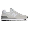 Image de New Balance pour homme. ML574V3 Baskets 574 beige (44), Cuir, Plat, Lacets, Casuel, Gris