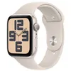 Image de Apple Watch SE GPS Boîtier en Aluminium Lumière Stellaire de 44 mm avec Bracelet Sport Lumière Stellaire M/L version 2023 en occasion ou reconditionné