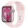 Image de Apple Watch Series 9 GPS Boîtier en Aluminium Rose de 41 mm avec Bracelet Sport Rose Pâle S/M en occasion ou reconditionné