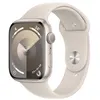 Image de Apple Watch Series 9 GPS Boîtier en Aluminium Lumière Stellaire de 45 mm avec Bracelet Sport Lumière Stellaire M/L en occasion ou reconditionné