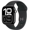 Image de Apple Watch Series 10 GPS 42mm Boîtier en Aluminium Noir de Jais avec Bracelet Sport Noir S/M en occasion ou reconditionné