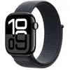 Image de Apple Watch Series 10 GPS + Cellular 42mm Boîtier en Aluminium Noir de Jais avec Boucle Sport Encre Violette en occasion ou reconditionné