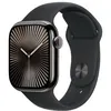 Image de Apple Watch Series 10 GPS + Cellular 42mm Boîtier en Titane Ardoise avec Bracelet Sport Noir S/M en occasion ou reconditionné