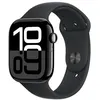 Image de Apple Watch Series 10 GPS + Cellular 46mm Boîtier en Aluminium Noir de Jais avec Bracelet Sport Noir S/M en occasion ou reconditionné