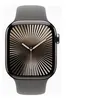 Image de Apple Watch Series 10 (GPS + Cellular) - 42 mm - titanium naturel - montre intelligente avec bande sport - fluoroélastomère - gris acier - taille du bracelet : M/L - 64 Go - LTE, Wi-Fi 4, UWB, Bluetooth - 4G - 34.4 g en occasion ou reconditionné