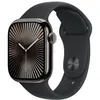 Image de Apple Watch Series 10 (GPS + Cellular) - 42 mm - ardoise titane - montre intelligente avec bande sport - fluoroélastomère - noir - taille du bracelet : M/L - 64 Go - LTE, Wi-Fi 4, UWB, Bluetooth - 4G - 34.4 g en occasion ou reconditionné
