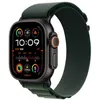 Image de Apple Watch Ultra 2 GPS + Cellular 49 mm Boîtier en Titane Noir avec Boucle Alpine Vert Foncé Medium version 2024 en occasion ou reconditionné